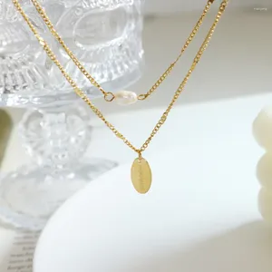 Pendant Necklaces Sexy Double Layer High Quality Chain Stick Ladies Girls Fashion Necklace Jewelry