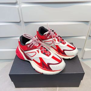 Ünlü tasarım Skel Men Sporakers Ayakkabı Nubuck Deri Teknik Kumaş Eğitimleri Düşük Toplar Oluklu Runner Soles Sports EU38-46 Kutu