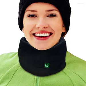 Bandanas pescoço mais quente inverno elétrico aquecido cachecol envoltório usb 3 velocidade ajustável velo esportes ao ar livre aquecimento à prova de vento