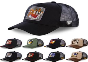 DAFFY COYOTE Mh Snapback TAZ ROAD BUNNY Baseball Cap Adjustable Women Men Anime Cartoon Hat Capslab Drop2064560