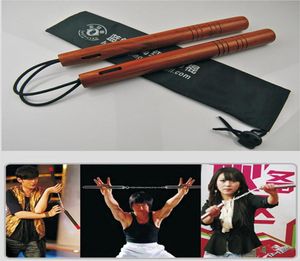Bütün ahşap nunchakus ipi gerçek savaş akkor nunchakus dövüş sanatları malzemeleri performans kungfu pervane fabrikası doğrudan8355091