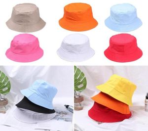 New Unisex Summer Bucket Hat Foldable Fisherman Hat Women Cotton Fishing Hunting Cap Basin Chapeau Sun Prevent Outdoor Sunscreen492319831