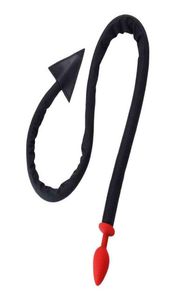 NXY Bondage Sexy Flirt Demon Tail Butt Plug Stimolatore Gspot Massage Plugs Cosplay Cute Sex Toys per Coppia Fetish Demoni Frusta 686662562