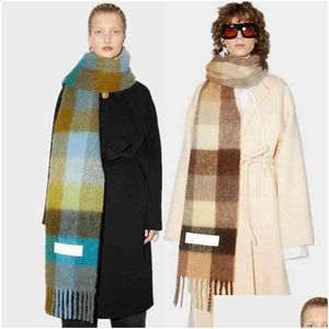 Szaliki mężczyźni ac i kobiety ogólny styl kaszmirowy koc scarf damskie kolory płorfowe 8lky upuszczenie dostawy moda akcesoria kapelusze rękawiczki wr dhbld