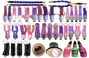 28 TYPER SEX MASKINE ATTACHMENS DILDOS Tillbehör för 3XLR Machine With Big Jelly Dildo Anal Bead Plug Male Masturbation Cup 2112037190