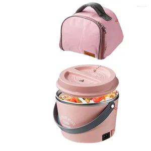 Bowls Heating For 24 Hours Insulated Lunch Box Electric Portable Plug-in Stainless Steel Office Use