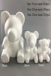 152035CM Modellierung Polystyrol Styropor Weiß Bär Schaum Bälle Handwerk Für DIY Weihnachten Geschenke Party Liefert Dekoration2944013