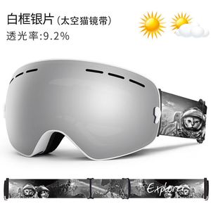 Copozz Ski Goggles, Polarized Magnetic Anti-Fog Snow Goggles with UV400 Protection for Men and Women