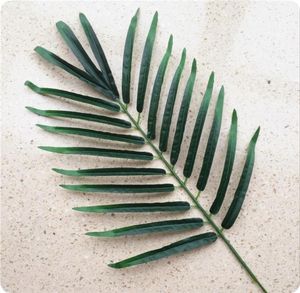 12Pcs 52cm Artificial Silk Plants Simulation Scattered Green Leaf Palm Tree Leaf for Floral Arrangements Home Decoration9905650