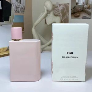 Newst Woman Her Perfume 100 мл Eau De Parfum 3,3 жидких унции Цветочный фруктово-цветочный аромат Стойкий приятный запах EDP Lady Girl Her Elixir Spray Одеколон Быстрая доставка