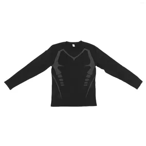 Aktive Shirts für Herren, Sport-Guard-Langarmshirt, hohe Elastizität, sportliches enges Oberteil, eng anliegende Passform, Milchseide, schnell trocknend, für Basketball-Training