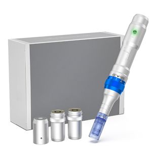 무선 Derma Pen DR PEN / 강력한 메소 펜 A6 / Microneedling Dermapen 카트리지 무료 Shioping