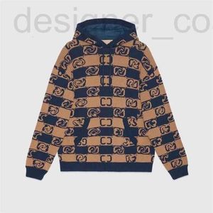 Women's Sweaters designer Brand New Sweater for men Knitted Cardigan Geometric Jacquard Pattern Heavy Work Embroidery Letter Log Pure Cotton Unisex