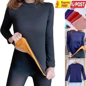 Women's Thermal Underwear Set Layer Thick 2 Women's Woman Lingerie Clothing Men Thermal Warm Winter Underwear Clothes Double Women Pieces Seamless Thermal 231212