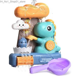 Brinquedos de banho para bebês, brinquedos de banho para bebês, desenhos animados, dinossauro, banheiro, água, brinquedos para crianças, banho, chuveiro, banho, jogo de água, brinquedos para crianças q231212