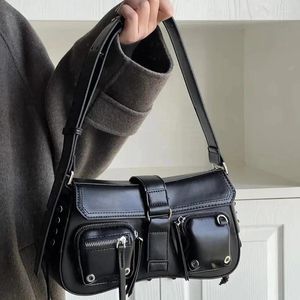 Вечерние сумки женские готические панк винтажные сумки роскошные дизайнерские сумки из искусственной кожи на плечо офисные женские сумки через плечо мото черные сумки