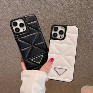 Dreieckige Handyhülle Designer iPhone Hülle für iPhone 15 Pro Max Hüllen Apple iPhone 14 Pro Max 13 12 13promax 12promax Phonecase Luxus PU Leder Stepphülle Hüllen