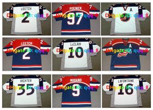 1998 2002 Maglia da hockey USA ritorno al passato BRIAN LEETCH JEREMY ROENICK MODANO JOHN Leclair MIKE RICHTER PAT LAFONTAINE BRETT HULL PHIL HOUSLEY CHELIOS Taglia S-4XL