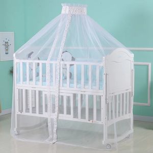 Zanzariera estiva per culla per neonate Tenda a cupola per bambini Tenda in pizzo Anti Mesh Princess Room Decor 231211