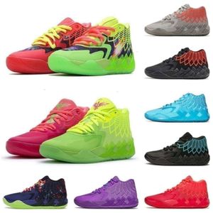 with Shoe Box Lamelo Mens Ball Mb 01 Basketball Shoes Melo Red Green Purple Blue Bred Grey Galaxy What the Sneakers Tennis with Box