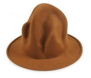 Nya modekvinnor män 100 Wool Mountain Hat Pharrell Williams Wasten Celebrity Style Party Novely Buffalo Hat1146671