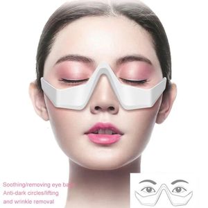 Eye Massager 3D Eye Beauty Instrumento Micro-Corrente Pulso Olho Relaxar Reduzir Rugas e Círculo Escuro Remover Bolsas de Olho Massageador Ferramenta de Beleza 231211