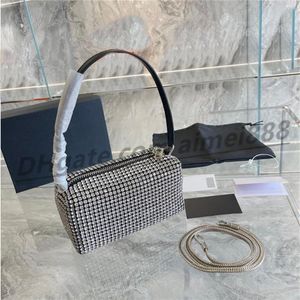 Bolsa de ombro de bolsa de diamante superior, especialmente projetada para mulheres, busto, bolsa de cadeia de moda feita à moda feita à mão