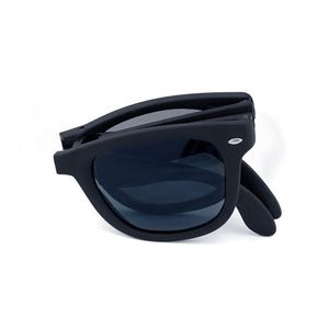 Klasik Katlanabilir Güneş Gözlüğü Kadın Moda Tasarımcısı Katlanır Güneş Gözlükleri Açık Gradyan UV400 Gözlük