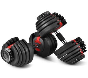 Adjustable Dumbbell 2524kg Fitness Workouts Dumbbells Weights Build Your Muscles Outdoor Sports Fitness Equipment Sea transport 7176852