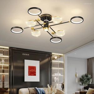 Chandeliers LED Chandelier Lights For Living Room Dining Bedroom Decor Lamps Ceiling Luxury Home Modern Restaurant Nordic Pendant