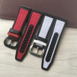 Titta på band för sju på fredagens bandserie P3C 04 09 MEKANISK CANVAS LÄDER 28MM Vattentät handbandarmband Belt254a