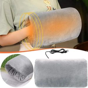 Andra hem Garden Electric uppvärmda handvärmare med buitinuppvärmningskuddar Hushållet Rese Winter Safe Warmer Flannel Warming Pillow 231211