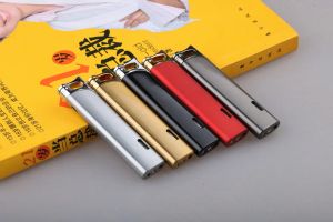 Compact Jet Butane Lighter Torch Turbo Gas Cigarette 1300 C Fire Windproof Stripe Pipe Lighter No Gas BJ