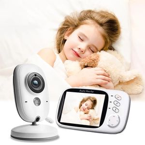 Baby Monitor Camera Video VB603 2 Way Audio Talk Night Vision 24g Wireless med 32 tum LCD -övervakning Säkerhet Babysitter Y231211