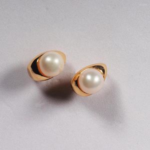 Kolczyki stadnorskie HBB117 Ear Women Designer Pearl Elegance Temperament Prosty kobiety