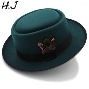 Cappelli a tesa larga Donna Uomo Autunno Feltro Pork Pie Cappello per ragazzo Crushable BREAKING BAD Walter Papà Inverno Retro Fedora16838229