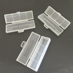 Plastförvaringsfodral för enstaka 18650 Batteri Hälsosamt material Batterihållare Box