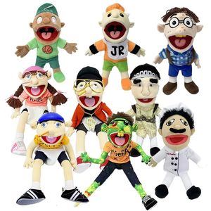 Plush Dolls 1 2 4pcs Jeffy Hand Puppet Feebee Rapper Zombie Doll Toy Talk Show Muppet Parent child Activity Playhouse Gift for Kids 231212