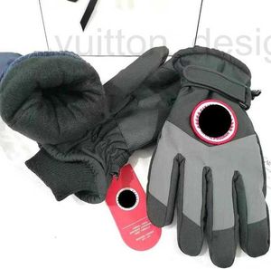 Five Fingers Gloves Designer Brand Mens Womens Canadian goose Fashion Letter Printi Thicken Keep Warm Glo Winter Gloves Outdoor Sports Pure Cotton High Quality HCPN