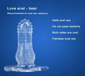 Anal Toys Soft Butt Plug Anal Sex Prostate Silicone Male Penis Dildo Insert Design för kvinnor Män Gay Hollow 09301994810