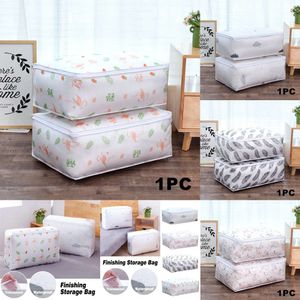 New Storage Bags Large Capacity Clothes Quilt Storage Bag Blanket Closet Sweater Organizer Box Sorting Pouches Clothes Cabinet Foldable Storage