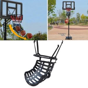 Bollar Portable and Easy Setup Basketball Ball Returner S Trainer Equipment 360 ° Roterande tidsbesparande skjutformulär 231212