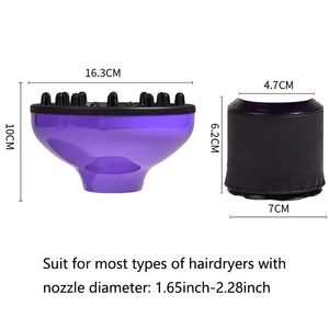 Ds VS Hair Dryers Universal Curl Diffuser Cover Hairdryer Curly Drying Blower Curler Wavy Styling Tool Accessories For Salon 231211 MIX LF