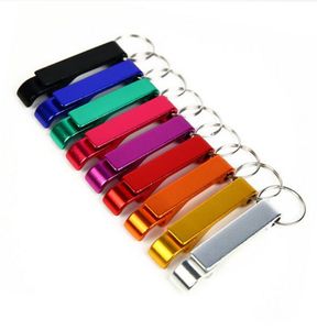 Bottle Opener Keychain Bulk for Men Women Multicolor Aluminum Key Chain Beer Can Bottle Opener for Party Favor Wedding Favor Bartender Groomsmen Fathers Day FMT2088