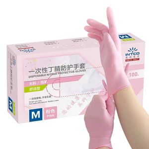 Other Housekeeping Organization 100Pcs Disposable Gloves Nitrile Rubber Kitchen el Restaurant Beauty Industrial Protection Men Women Cleaning 231212