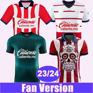 2023 24 Chivas Mens Soccer Jerseys Special Edition I. BRIZUELA A. VEGA G. SEPULVEDA F. BELTRAN CISNEROS Home Away 3rd Special Edition Football Shirts