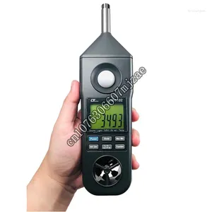 LM-8102 Digital Sound Anemometer %RH Temp. Typ k ljusmätare