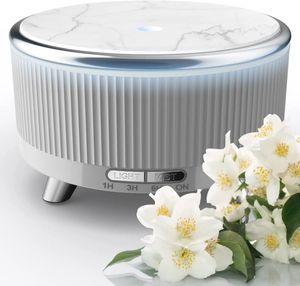 Difusores de óleos essenciais Aromaterapia Difusor de óleo Umidificador de ar ultrassônico com lâmpada LED de mudança de cor para fabricante de névoa de fragrância doméstica y231212