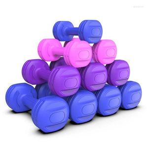 Dumbbells 2Pcs Women For Fitness Dumbbell Weights Gym Slimming Body Building Plastic Dumbell Equipment Drop Delivery Sports Outdoors Dhmkt
