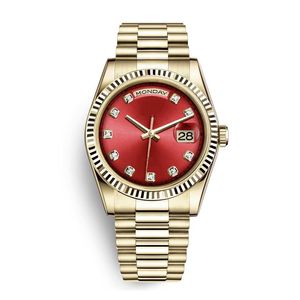 Механические часы автоматические мужские часы 36 41 мм полностью нержавеющие водонепроницаемые супер светящиеся золотые часы montre de luxe dropshipp2249